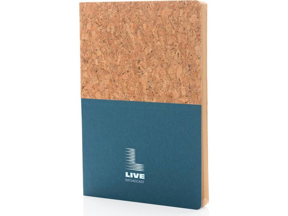 A5 cork & kraft notebook 9