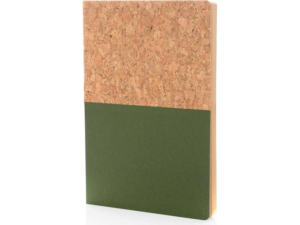 A5 cork & kraft notebook 1