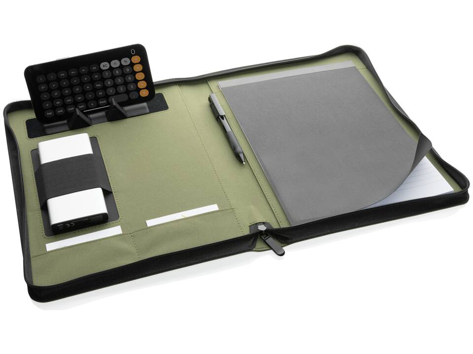 Impact Aware™ deluxe 300D tech portfolio with zipper 20