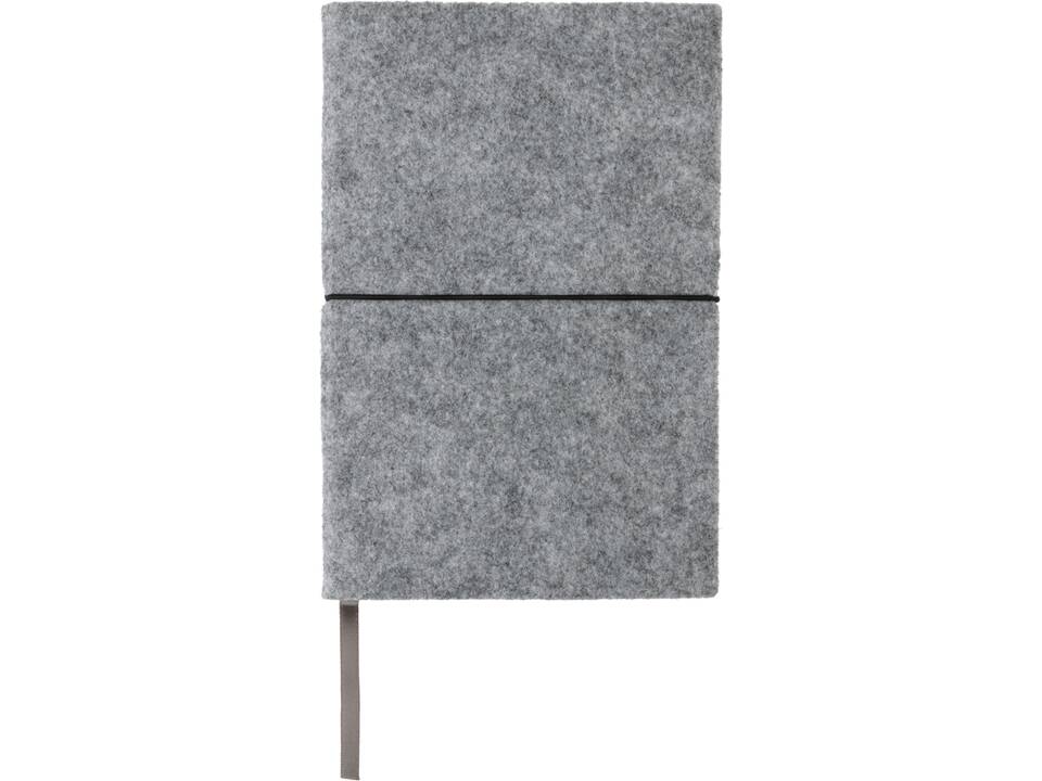 GRS certified recycled felt A5 softcover notebook 10