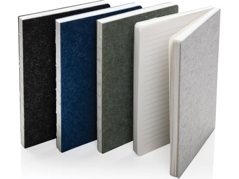 Phrase GRS certified recycled felt A5 notebook 13