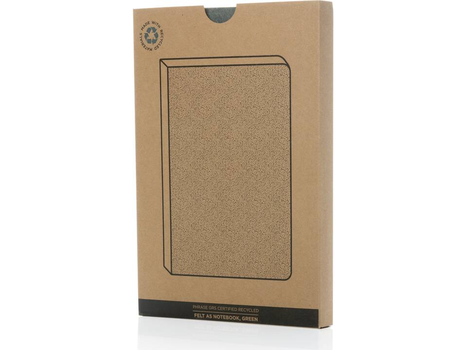 Phrase GRS certified recycled felt A5 notebook 27