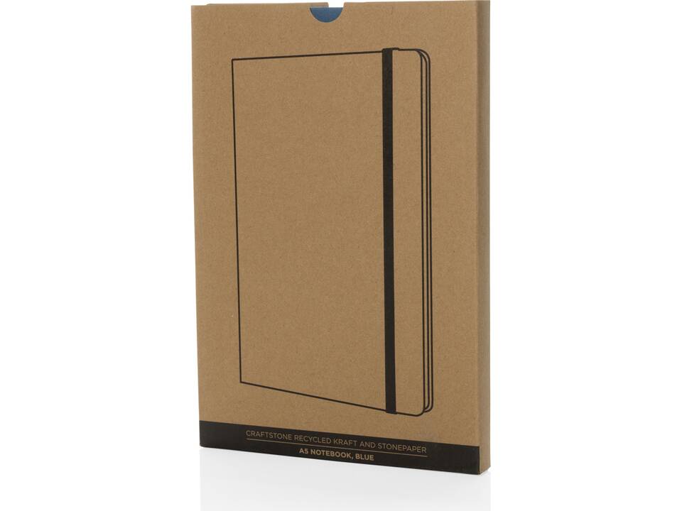 Craftstone A5 recycled kraft and stonepaper notebook 27