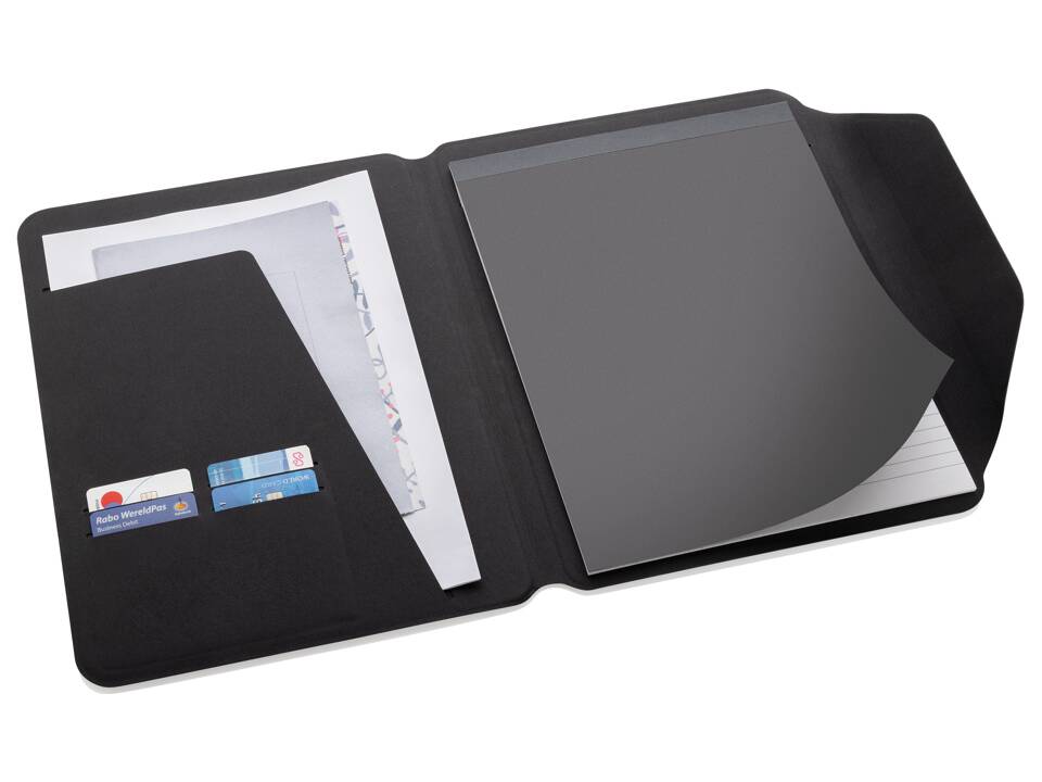 Teri AWARE™ RPET and walnut A4 portfolio 3