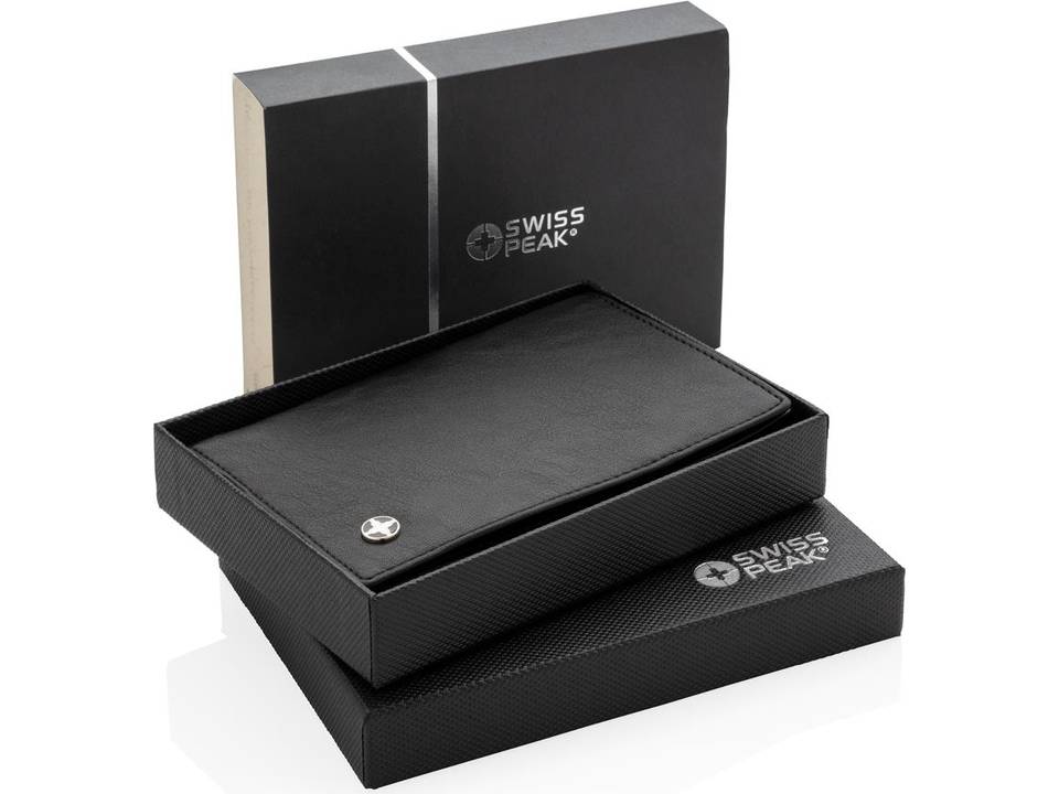 Swiss Peak RFID anti-skimming passport holder 7