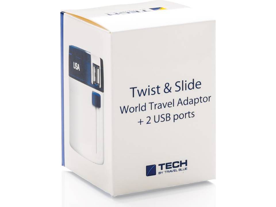 Travel Blue world travel adapter USB 6