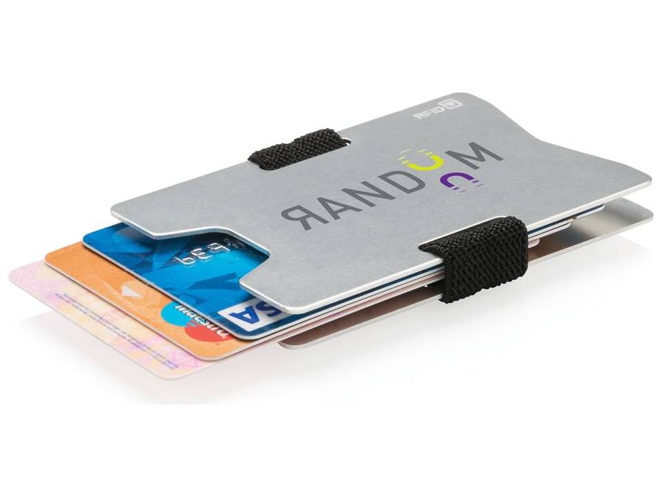 Aluminium RFID anti-skimming minimalist wallet 6
