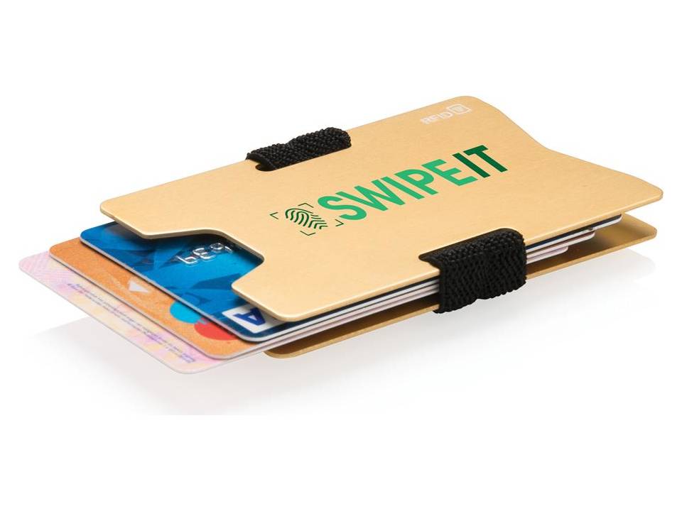 Aluminium RFID anti-skimming minimalist wallet 3