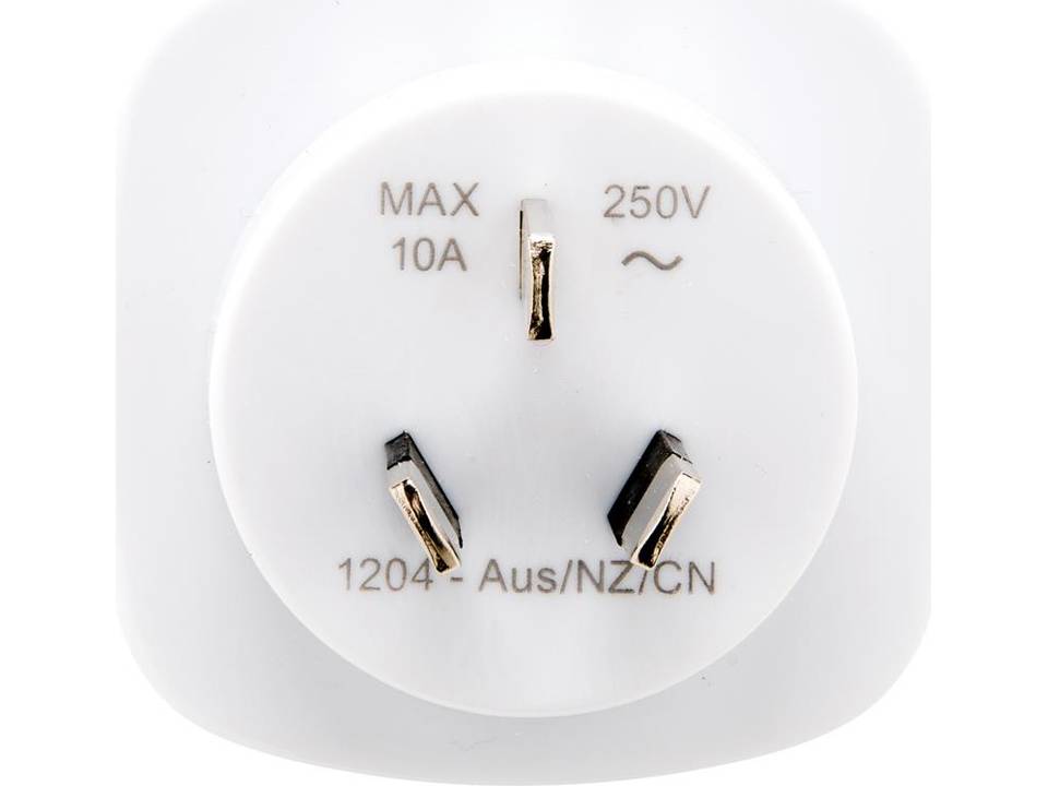 Earthed world travel adapter set 4