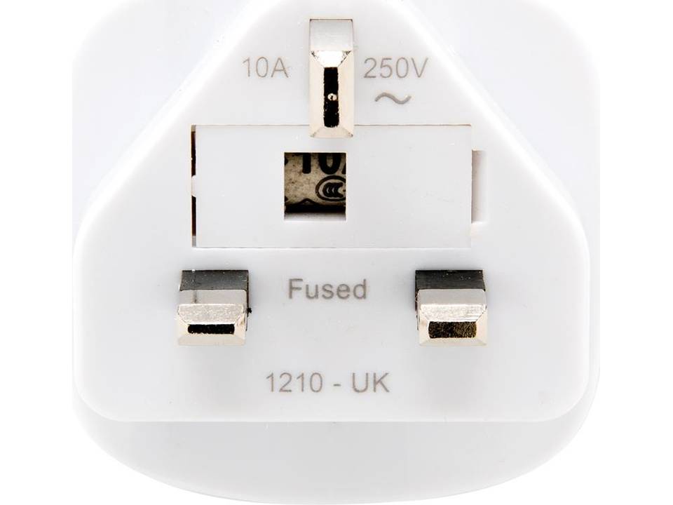 Earthed world travel adapter set 2
