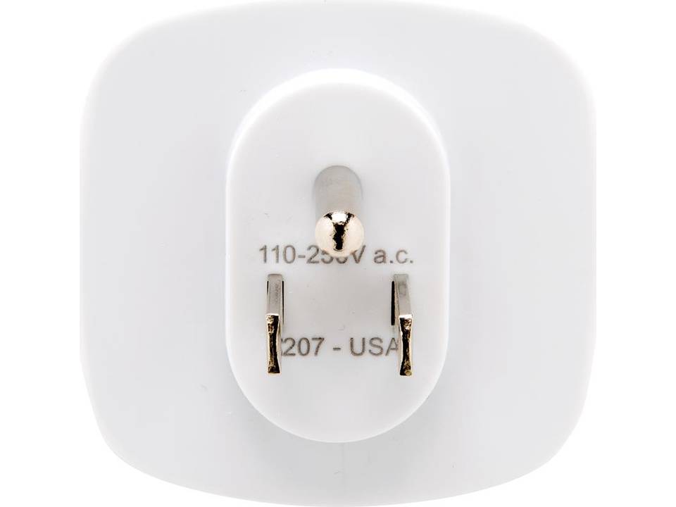 Earthed world travel adapter set 6