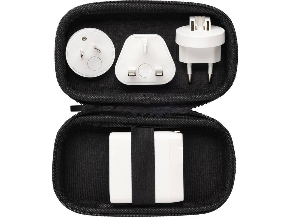 TravelCharge Pro RCS rplastic travel charger with USB C 2