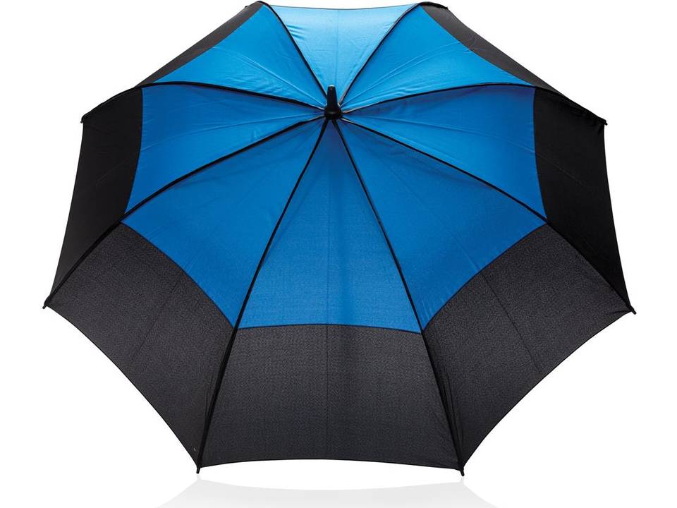 27" auto open duo colour storm proof umbrella 1