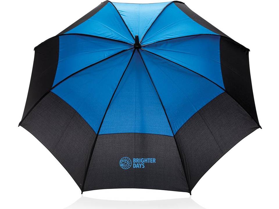 27" auto open duo colour storm proof umbrella 4