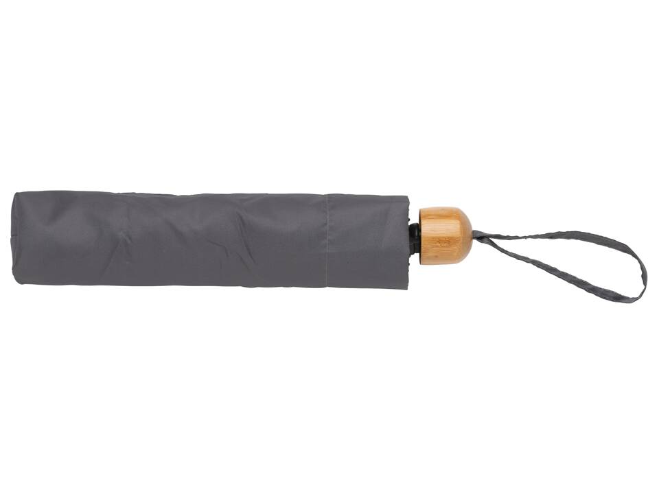 20.5" Impact AWARE™ RPET 190T Pongee bamboo mini umbrella 14