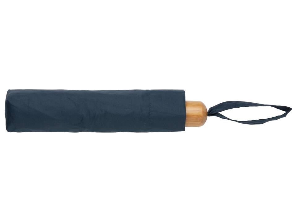 20.5" Impact AWARE™ RPET 190T Pongee bamboo mini umbrella 32