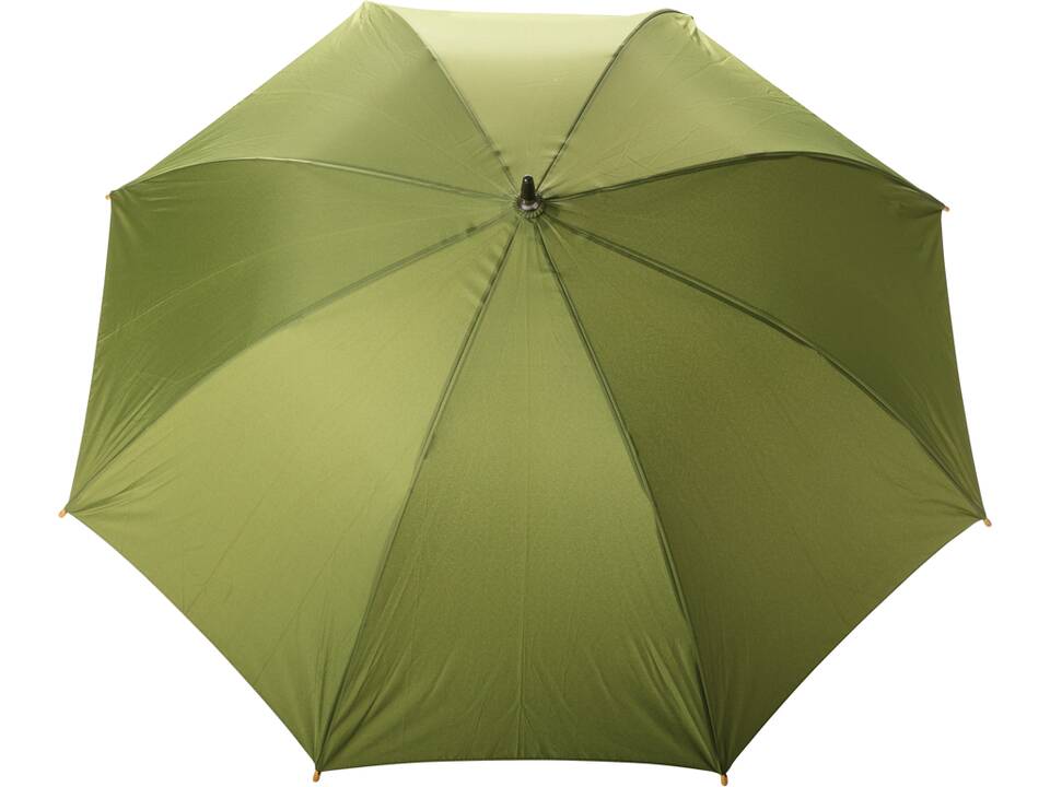 20.5" Impact AWARE™ RPET 190T Pongee bamboo mini umbrella 5