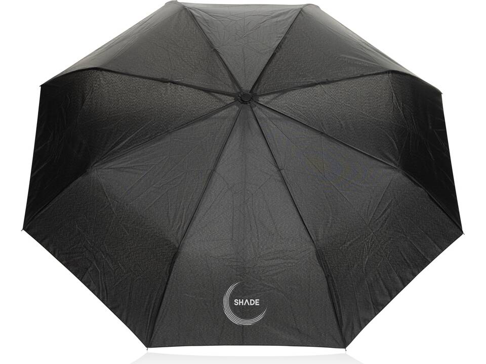 Yara 21" AWARE™ RPET solid colour umbrella with carabiner 6