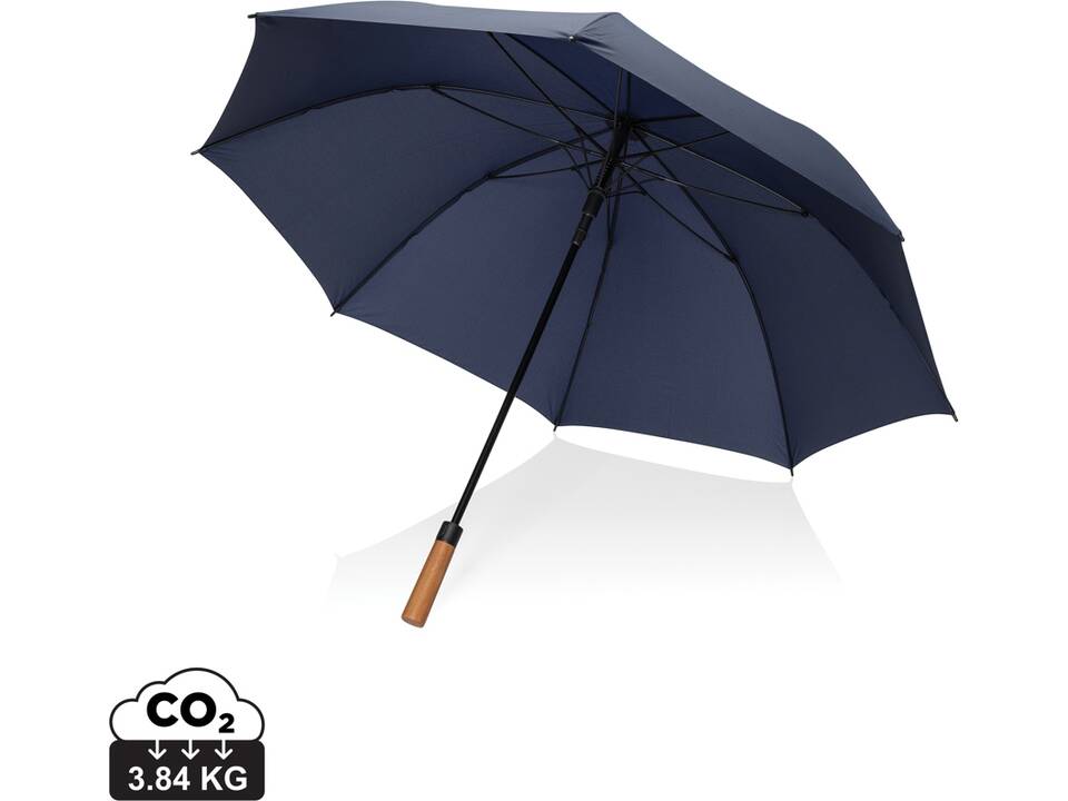Tony  Aware™ RPET 30 inch acacia auto open umbrella 9