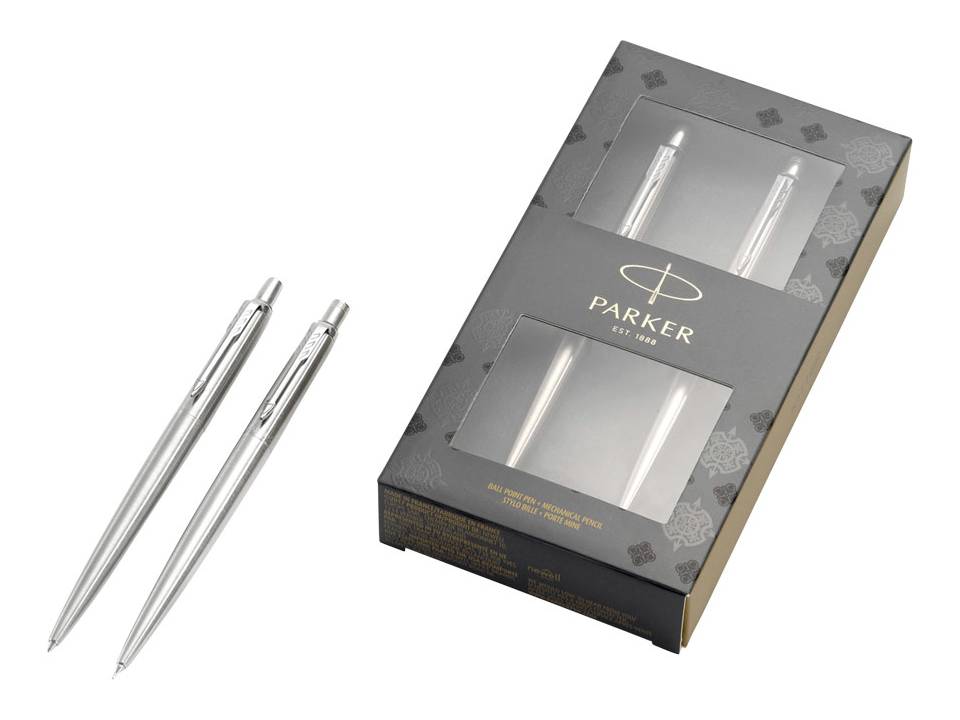 Parker Jotter duo pen cadeau set bedrukken