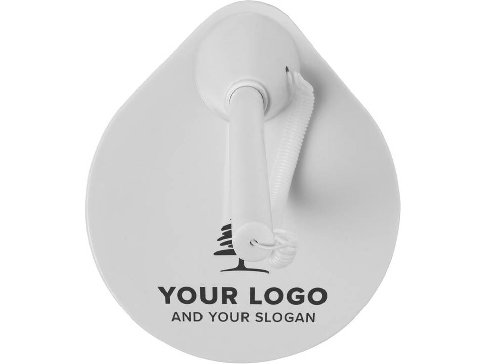 Pen in holder with coiled cord 4