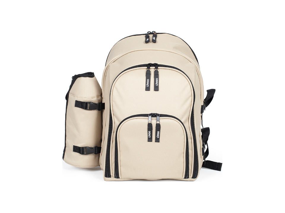 Picknick rugzak 4 personen beige