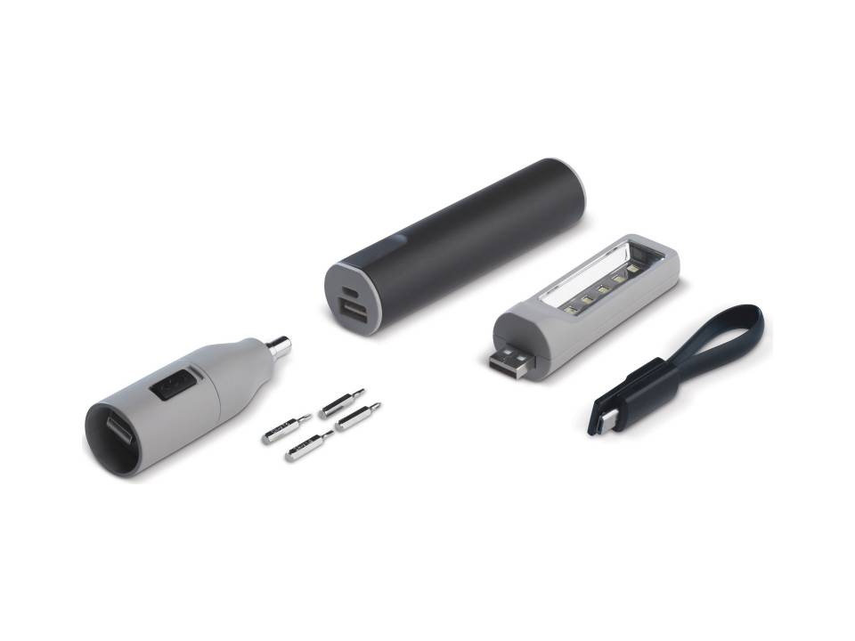 Powerbank 3-in-1 Tool - 2200mAh bedrukken