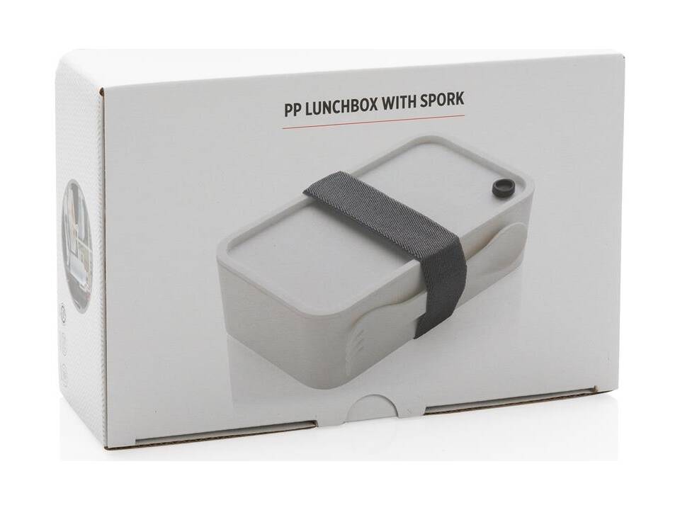 PP lunchbox with spork 14