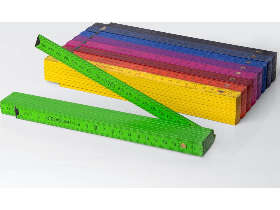 Coloured rulers - 2 meters 33