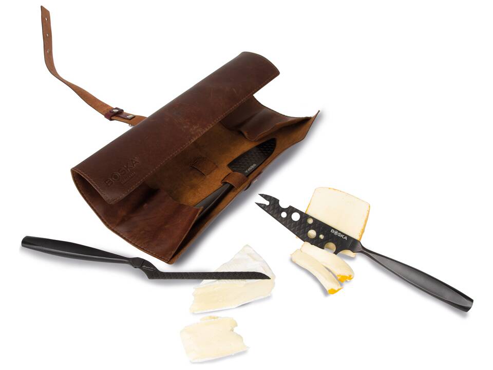 BOSKA Cheese Knife Set Monaco+ Black 10