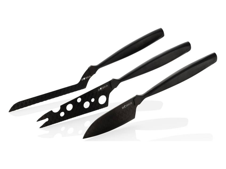 BOSKA Cheese Knife Set Monaco+ Black 4