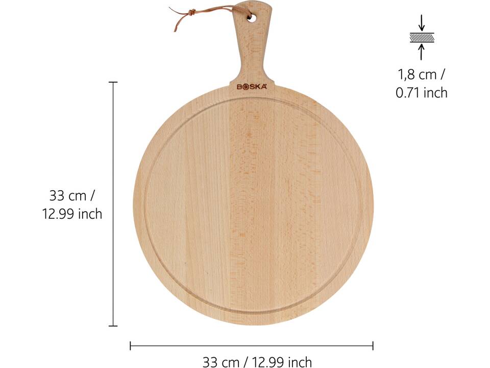 BOSKA Serving Board Round Amigo L 5