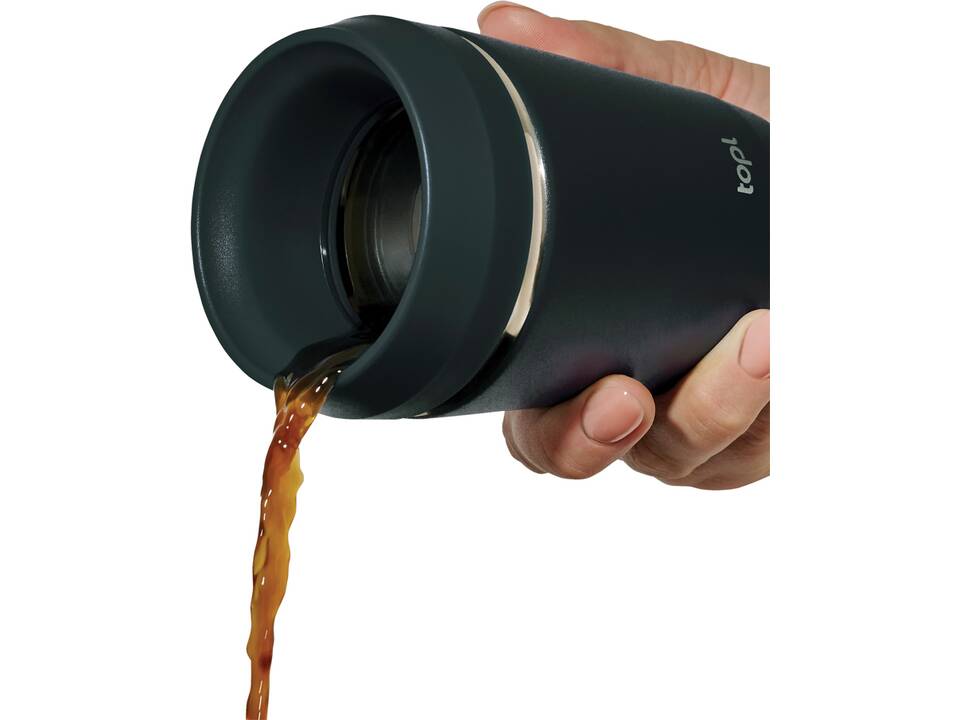 Topl Recycled Steel To Go Tumbler Patented 360 Lid 235ml 3