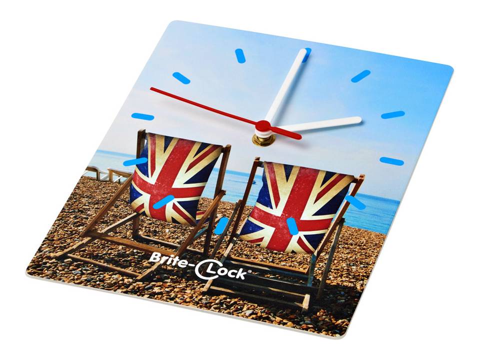 Brite-Clock® rectangular wall clock