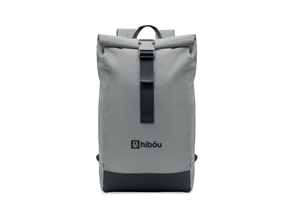 High reflective laptop rolltop backpack 1