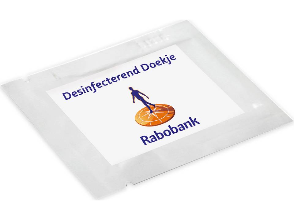 Hand cleansing wipe - 65% alcohol in sachet 4