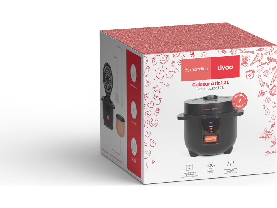 Rice cooker 1,2 L - Livoo x Marmiton 2