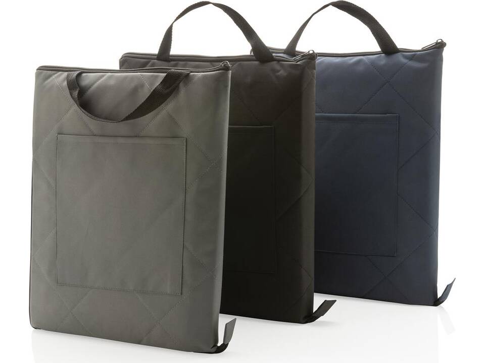 Impact Aware™ RPET foldable quilted picnic blanket 21