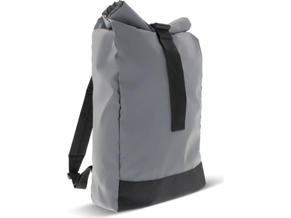 Reflective roll top backpack 26x13x50cm 4