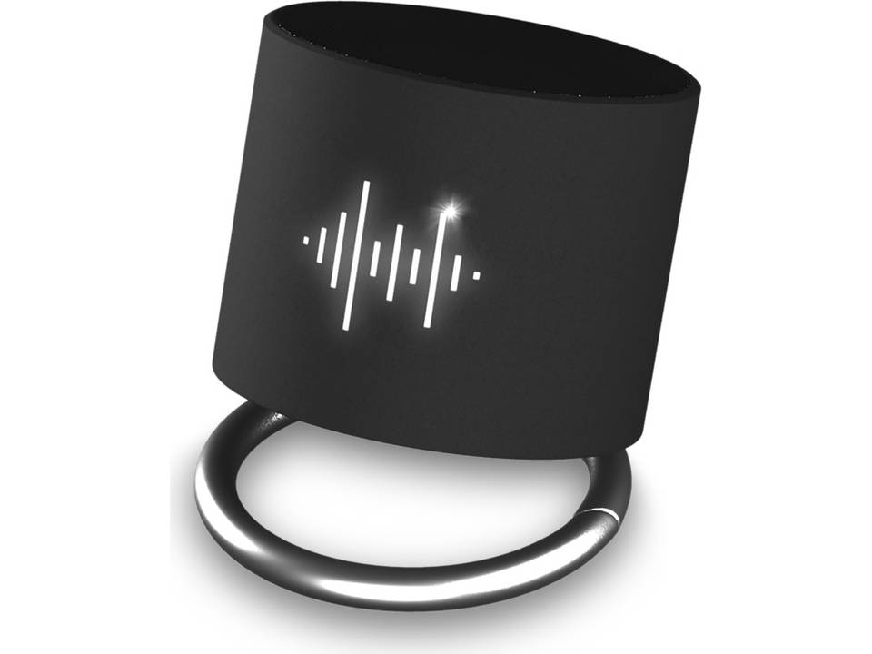 S26 speaker 3W voorzien van ring met oplichtend logo