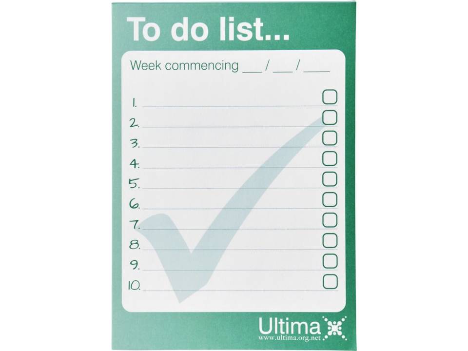 Note pad A6 50 sheets 8