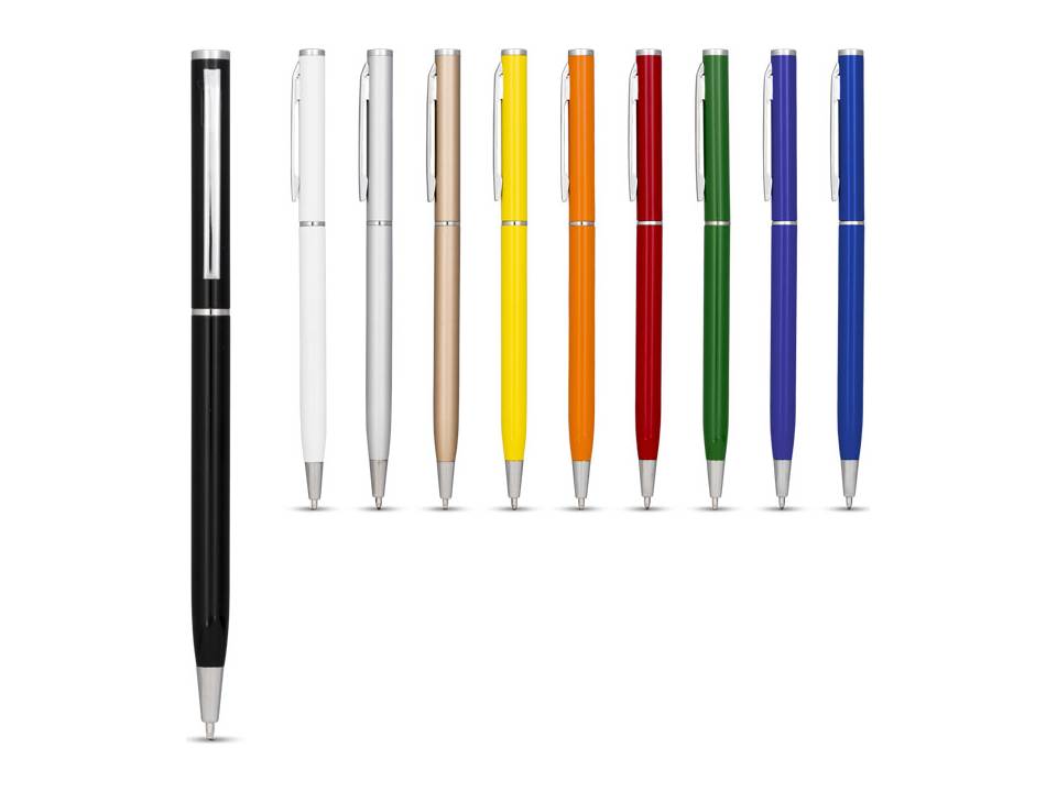 Slim aluminium ballpoint pen