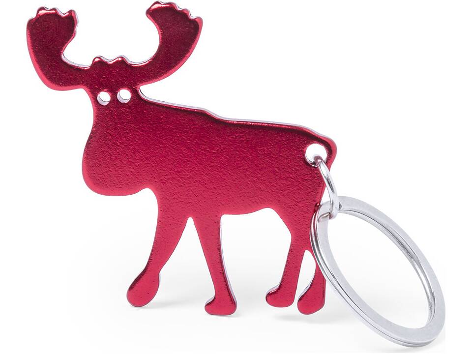 Keychain opener with Xmas reindeer 1