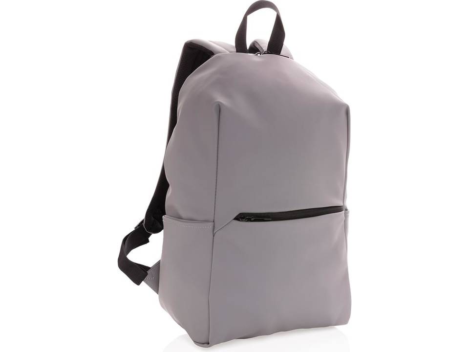 Smooth PU 15.6"laptop backpack 6