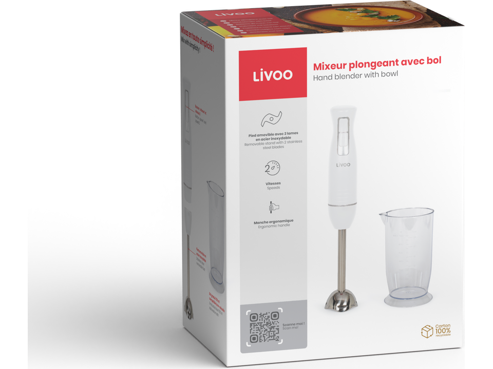 Hand blender with bowl 1