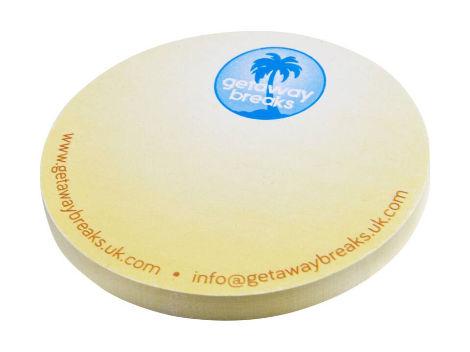 Sticky-Mate® circle-shaped recycled sticky notes