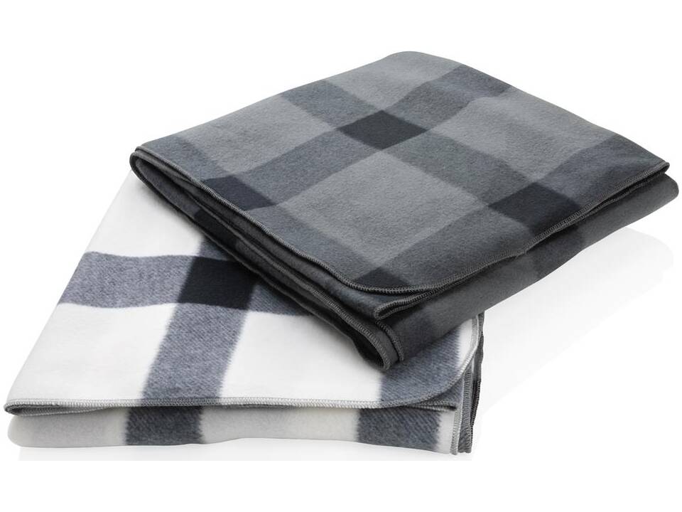 Soft plaid fleece blanket 10