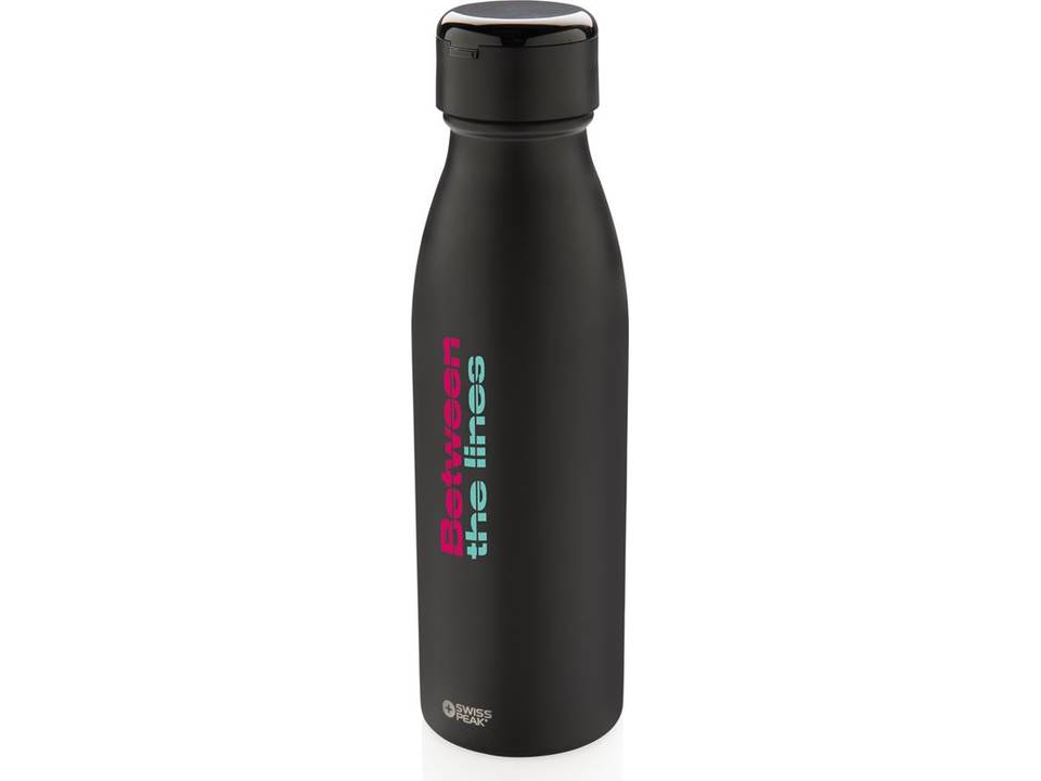 Swiss Peak vacuum bottle with mini true wireless earbuds 8