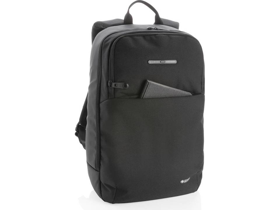 Swiss Peak laptop backpack with UV-C steriliser pocket 5