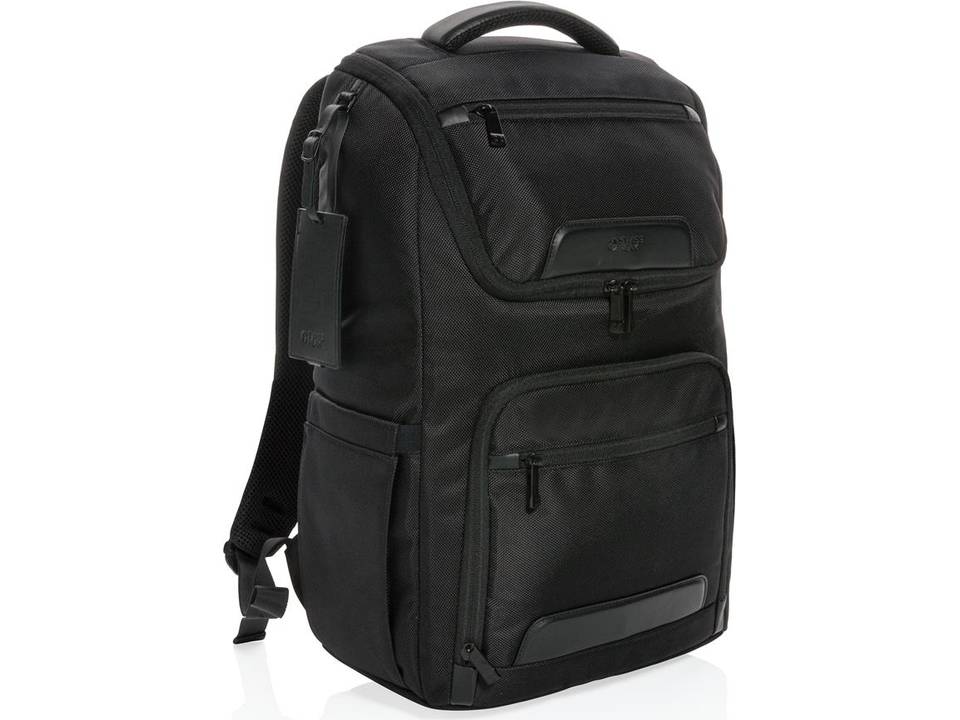 Swiss Peak RPET Voyager USB & RFID 15.6"laptop backpack 8